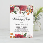 ウェディングパーティー 招待状 (スタンド正面)