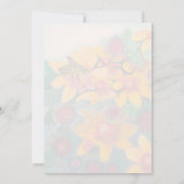 ウェディングビー 招待状 (裏面)