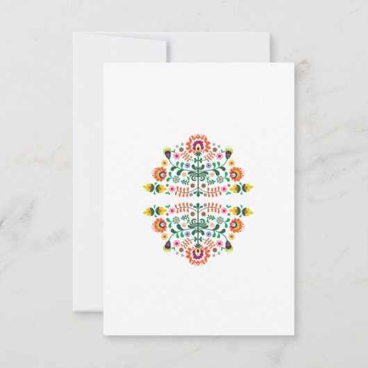 ウェディングフィエスタライム メキシカンカード ありがとう サンキューカード (裏面)