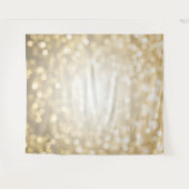 ウェディングフォトの背景 ゴールド ボケライト タペストリー (正面(横))