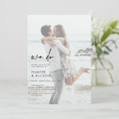 ウェディングフォト招待状 招待状 (スタンド正面)