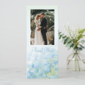 ウェディングフォト ハイドレンチア カード ありがとう (スタンド正面)