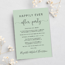 ウェディングフォト ハッピーエベアフター パーティー レセプション 招待状