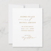 ウェディングフォト 幾何学的な グリーン ウォーターカラー セーブザデート (裏面)