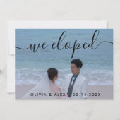 ウェディングフォト 案内状 (正面)