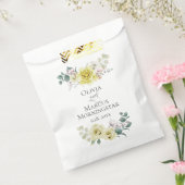 ウェディングフラワーサニーチーリーイエロー フェイバーバッグ (封をした状態)