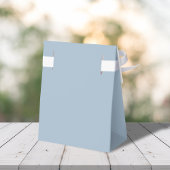 ウェディングフラワーダスティブルーボタニカルモノグラム フェイバーボックス