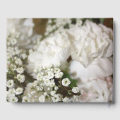 ウェディングフラワーフォトベビー結婚の息 ゲストブック (裏面)