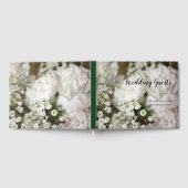 ウェディングフラワーフォトベビー結婚の息 ゲストブック (全面)