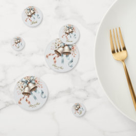 ウェディングフラワーベルピンクブルーリボン美しい コンフェッティ