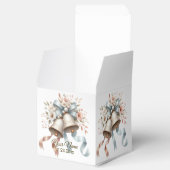 ウェディングフラワーベルピンクブルーリボン美しい フェイバーボックス (オープン)