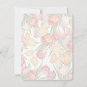 ウェディングフラワー招待状 招待状 (裏面)