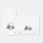 ウェディングフールズアート付きテントの好意ボックス フェイバーボックス (折り畳みなし)