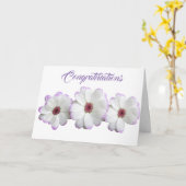 ウェディングブーケ 花 ロマンチックな運命の宿命 カード (黄色い花)