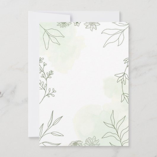 ウェディングプライズの感謝を伝えるカード カード (裏面)