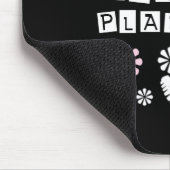 ウェディングプランナーによっては黒の白が開花します マウスパッド (コーナー)