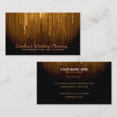 ウェディングプランナーのスローガン名刺 名刺 (正面/裏面)