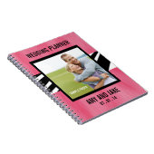 ウェディングプランナーのノートの写真のシマウマのピンク ノートブック (右側)