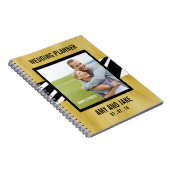 ウェディングプランナーのノートの写真のシマウマの黄色 ノートブック (右側)