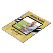 ウェディングプランナーのノートの写真のシマウマの黄色 ノートブック (左側)