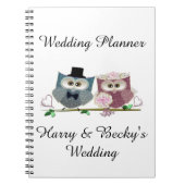 ウェディングプランナーのメモ帳を個人化して下さい ノートブック (正面)