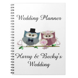 ウェディングプランナーのメモ帳を個人化して下さい ノートブック