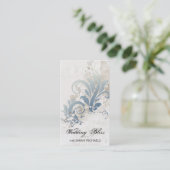 ウェディングプランナーの名刺のエレガントなヴィンテージ 名刺 (スタンド正面)