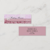 ウェディングプランナーの名刺 スキニー名刺 (正面/裏面)