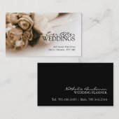 ウェディングプランナーの名刺 名刺 (正面/裏面)