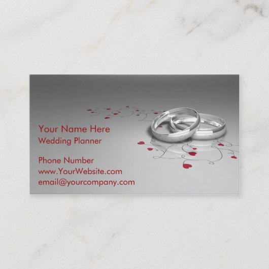 ウェディングプランナーの名刺 名刺 (正面)