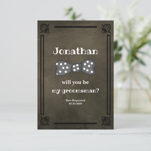 ウェディングプランナーへのお願い 招待状 (スタンド正面)