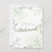 ウェディングプランナーへの感謝のカード カード (正面)