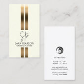 ウェディングプランナーイベント管理モノグラム 名刺 (正面/裏面)