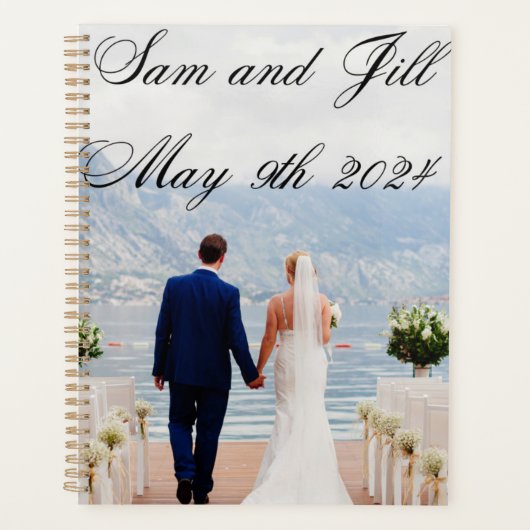 ウェディングプランナーカスタマイズ プランナー手帳 (正面)