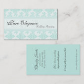 ウェディングプランナーダマスク塗り名刺 名刺 (正面/裏面)