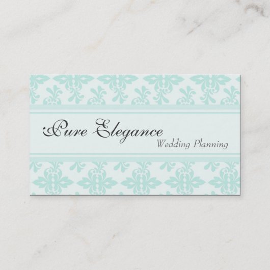 ウェディングプランナーダマスク塗り名刺 名刺 (正面)