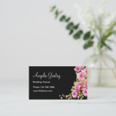 ウェディングプランナーフローラモダンデザイン 名刺 (スタンド正面)