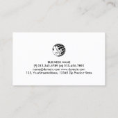ウェディングプランナーフローラモノグラム 名刺 (裏面)