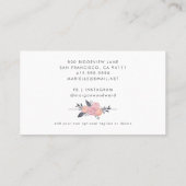 ウェディングプランナーフローラ名刺 名刺 (裏面)