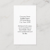 ウェディングプランナーミニマルシックドレスパールネックレス 予約カード (裏面)