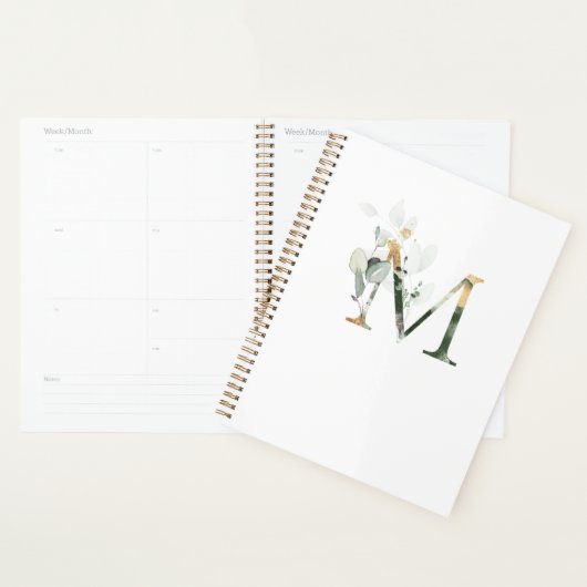 ウェディングプランナーモノグラムMグエレガントレナリー プランナー手帳 (ディスプレー)