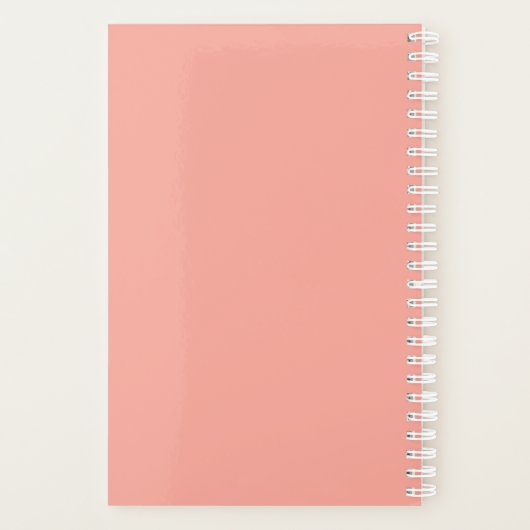 ウェディングプランナー写真 |幾何モダンパターン プランナー手帳 (裏面)