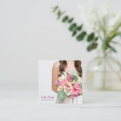 ウェディングプランナー名刺 スクエア名刺 (スタンド正面)