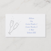 ウェディングプランナー名刺 名刺 (裏面)