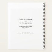 ウェディングプランナー婚約写真集 プランナー手帳 (裏面)