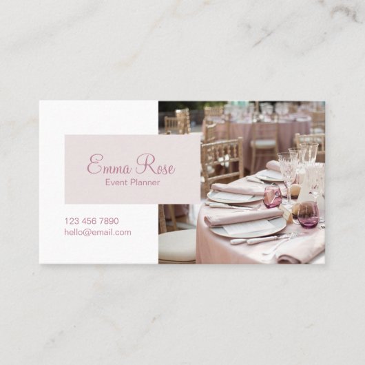 ウェディングプランナー業務用名刺 | DP7 名刺 (正面)