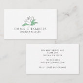 ウェディングプランナー白花 名刺 (正面/裏面)