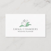 ウェディングプランナー白花 名刺 (正面)