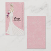 ウェディングプランナー背景色の選択 名刺 (正面/裏面)