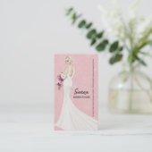 ウェディングプランナー背景色の選択 名刺 (スタンド正面)